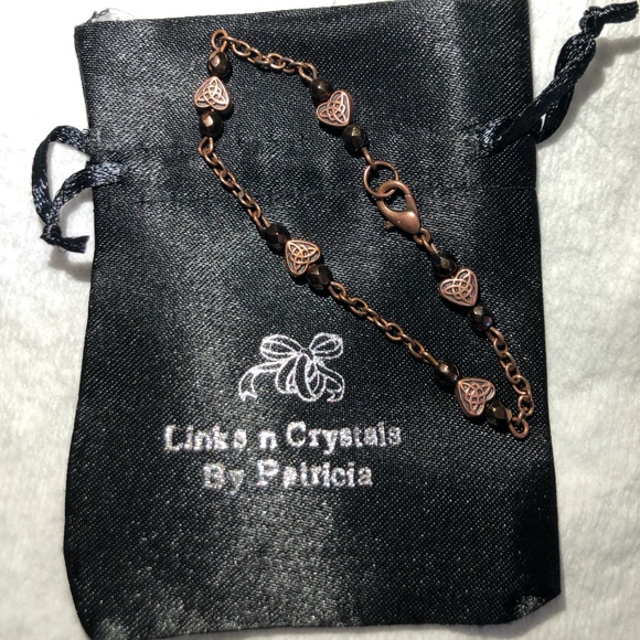 Copper Heart Celtic Bracelet; Petite - Picture 3 of 3